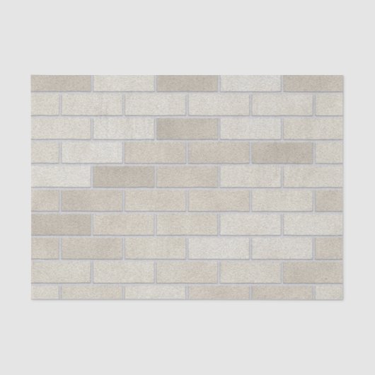 Mousseline papier de tissu en briques de grès (Recto)