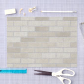 Mousseline papier de tissu en briques de grès (Artisanat)