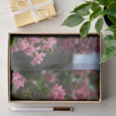 Mousseline Papier de tissu en fleur de Myrte (Cadeau)