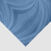 Mousseline papier de tissu en spirale bleue (Détail)