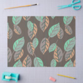 Mousseline papier de tissu feuille forestier (Artisanat)
