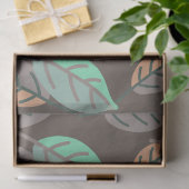 Mousseline papier de tissu feuille forestier (Cadeau)