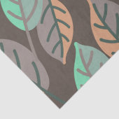 Mousseline papier de tissu feuille forestier (Détail)