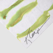 Mousseline papier de tissu floral vibrant (Détail)