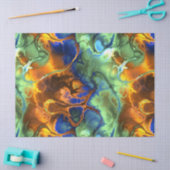Mousseline papier de tissu fractal de l'espace (Artisanat)