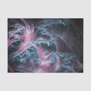 Mousseline papier de tissu fractal de l'espace