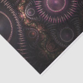 Mousseline papier de tissu fractal violet (Détail)