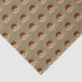 Mousseline Papier de tissu Gold Indent (Détail)