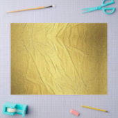 Mousseline Papier de tissu Gold Veine (Artisanat)