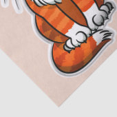Mousseline papier de tissu kitty de noël (Détail)