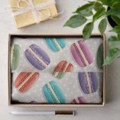 Mousseline papier de tissu macarons (Cadeau)