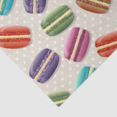 Mousseline papier de tissu macarons (Détail)
