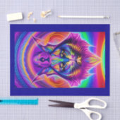 Mousseline papier de tissu mystique de chat (Artisanat)