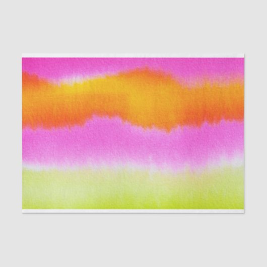 Mousseline papier de tissu néon de ressort (Recto)