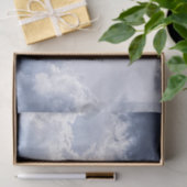 Mousseline Papier de tissu nuageux (Cadeau)