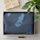 Mousseline papier de tissu océanique (Cadeau)