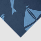 Mousseline papier de tissu océanique (Détail)