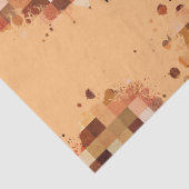 Mousseline Papier de tissu One World Heart (Détail)