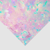 Mousseline papier de tissu opal rose brillant (Détail)