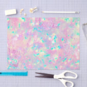 Mousseline papier de tissu opal rose brillant (Artisanat)