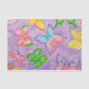 Mousseline papier de tissu papillon