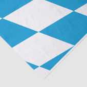 Mousseline Papier de tissu patriotique avec drapeau de Bavièr (Détail)