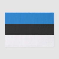 Papier de tissu patriotique avec drapeau d'Estonie
