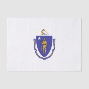 Mousseline Papier de tissu patriotique avec drapeau du Massac