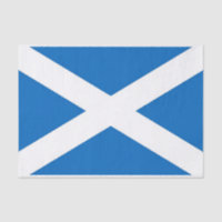 Papier de tissu patriotique avec drapeau écossais