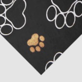 Mousseline papier de tissu pour chien (Détail)