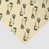 Mousseline papier de tissu pour corps de guitare (Détail)