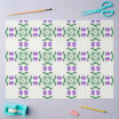 Mousseline papier de tissu pourpre (Artisanat)