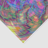 Mousseline papier de tissu psychédélique (Détail)