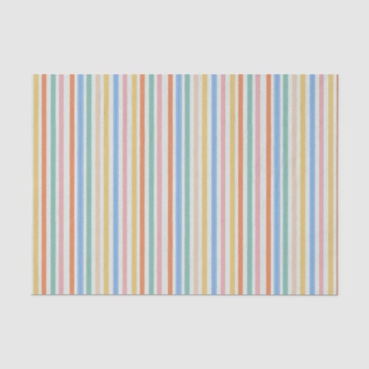 Mousseline Papier de tissu rayé (Recto)