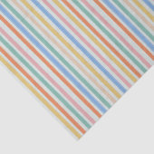 Mousseline Papier de tissu rayé (Détail)