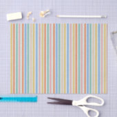 Mousseline Papier de tissu rayé (Artisanat)
