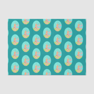 Mousseline Papier de tissu Reindeer motif Holiday