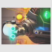 Mousseline Papier de tissu Robot 2 (Recto)