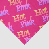 Mousseline Papier de tissu rose chaud (Détail)