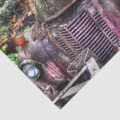 Mousseline papier de tissu rustique pour camion (Détail)