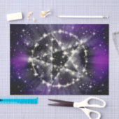 Mousseline Papier de tissu stellaire et pentagramme (Artisanat)