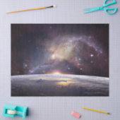 Mousseline papier de tissu terrestre et spatial (Artisanat)