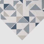 Mousseline papier de tissu triangle moderne (Détail)