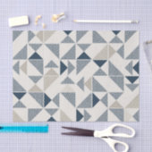 Mousseline papier de tissu triangle moderne (Artisanat)