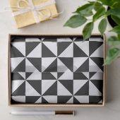 Mousseline papier de tissu triangulaire géométrique (Cadeau)