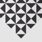 Mousseline papier de tissu triangulaire géométrique (Détail)