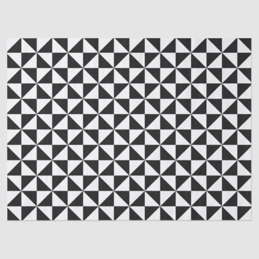 Mousseline papier de tissu triangulaire géométrique (Recto)