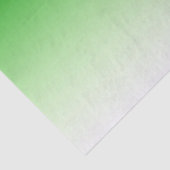 Mousseline Papier de tissu vert foncé dégradé à vert clair (Détail)