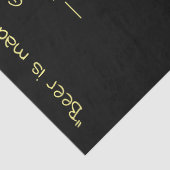 Mousseline Papier de Tissu Vin avec Citation de Martin Luther (Détail)