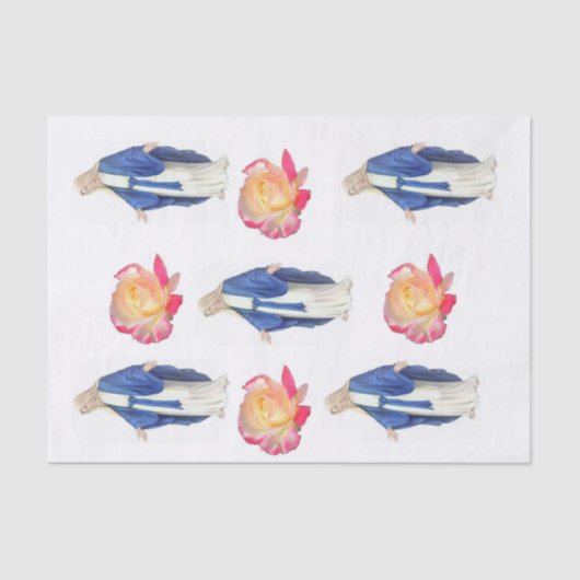 Mousseline Papier de tissu Virgin Mary (Recto)